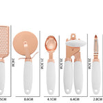 Arty Dine Copper Plated Kitchen Peeler Set