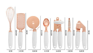 Arty Dine Copper Plated Kitchen Peeler Set