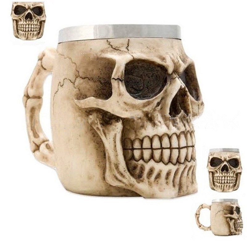 Arty Dine 400ML 3D Skull Mugs Coffee