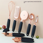 Arty Dine Copper Plated Kitchen Peeler Set