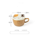 Arty Dine Japanese Ceramic Cartoon Cat Mugs