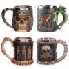 Arty Dine 400ML 3D Skull Mugs Coffee
