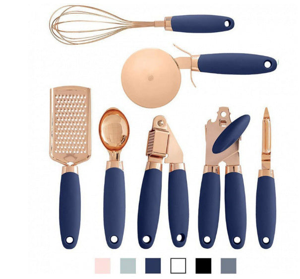 Arty Dine Copper Plated Kitchen Peeler Set